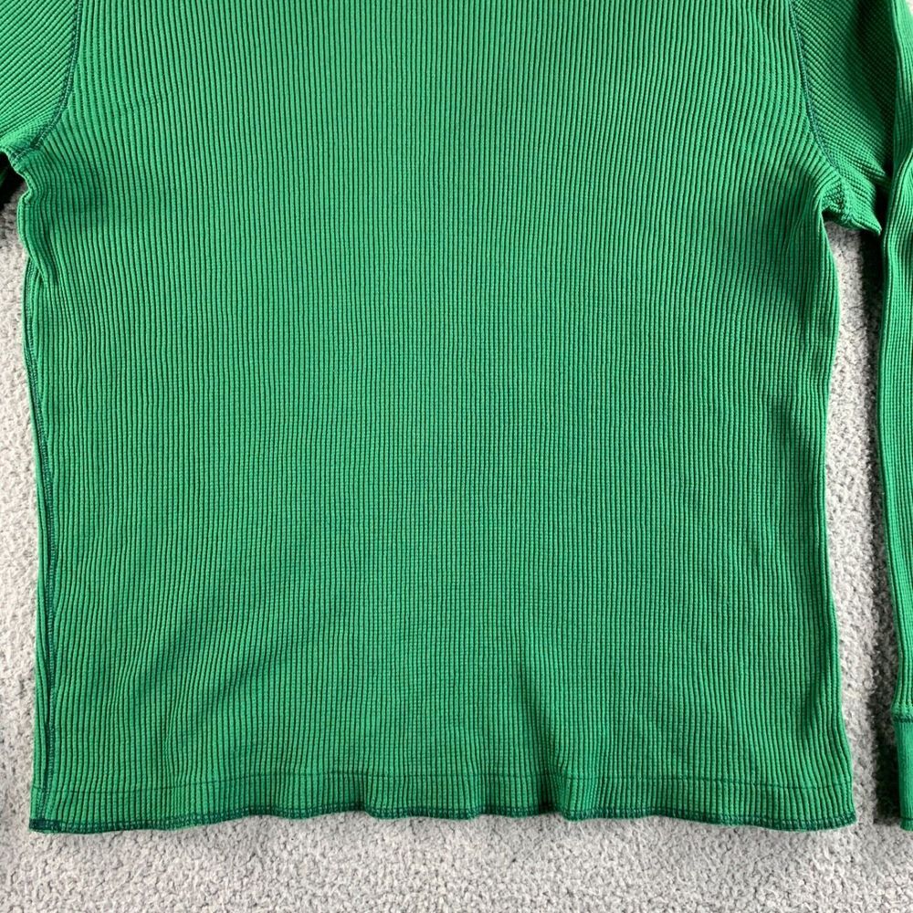 NEW Aeropostale T Shirt Mens 3XL Green Thermal Waffle Knit Pullover Heavyweight - Picture 13 of 16